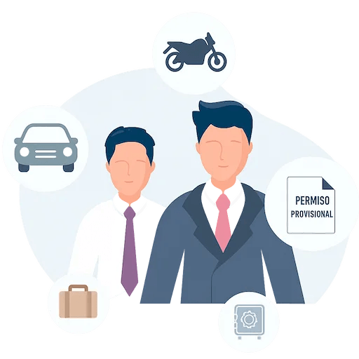 Dos personas trabajando en equipo