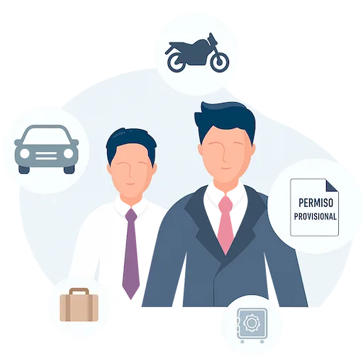 Dos personas trabajando en equipo